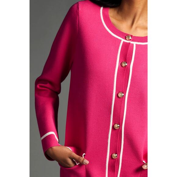 NWT Anthropologie Endless Rose Mini Sweater Dress - Large - Picture 4 of 6